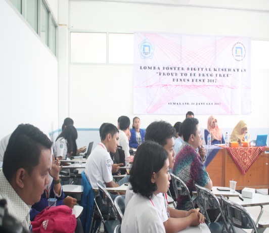 Kemeriahan Lomba Poster Digital dalam Apresiasi Dinustfest 2017