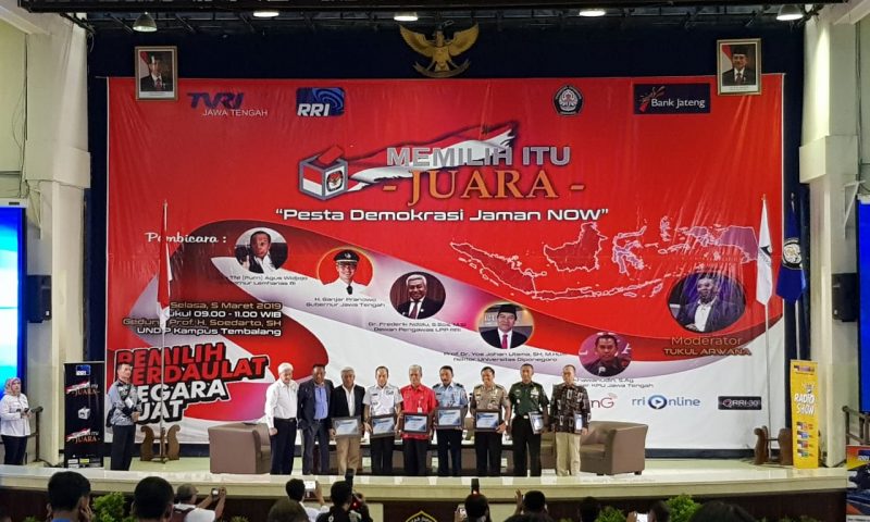 RRI Beri Sosialisasi Mahasiswa Semarang Tentang Pesta Demokrasi