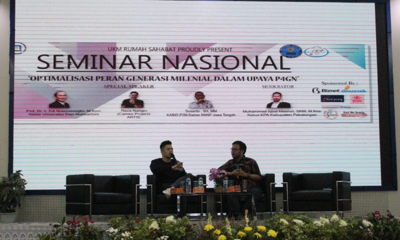 BNN AJAK MAHASISWA UDINUS CEGAH DAN BERANTAS PENYALAGUNAAN NARKOBA