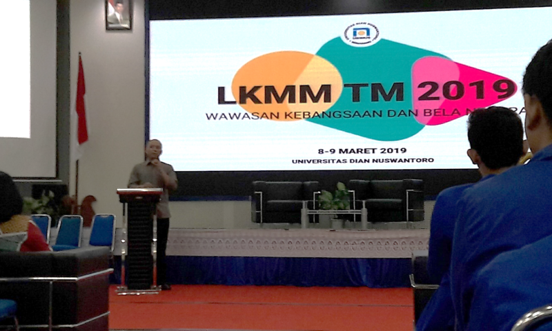 Bekali Calon Pemimpin Organisasi Mahasiswa se-UDINUS, BEM KM Adakan Acara Tahunan, LKMM-TM