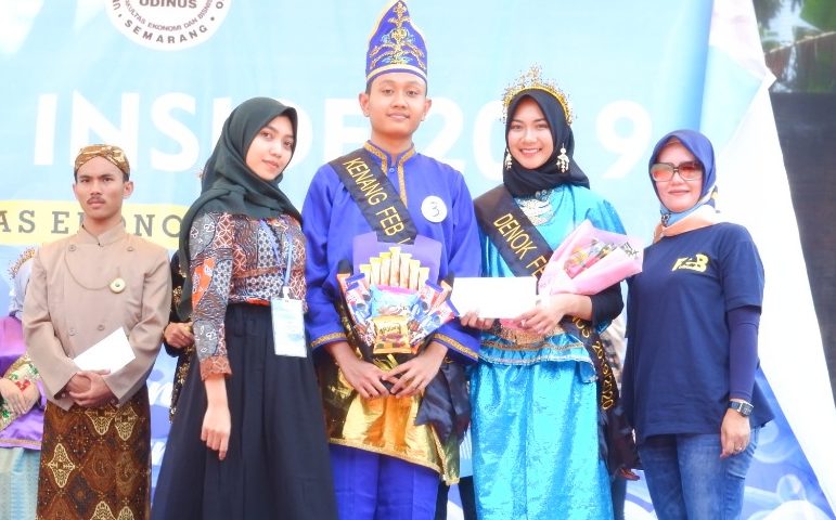 UDINUS FEB JADIKAN ACARA DENOK KENANG SEBAGAI KEGIATAN TAHUNAN BAGI MABA MEREKA