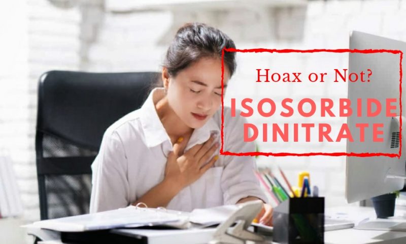 [HOAX] ISOSORBIDE DINITRATE 5 MG PENOLONG PERTAMA SERANGAN JANTUNG?
