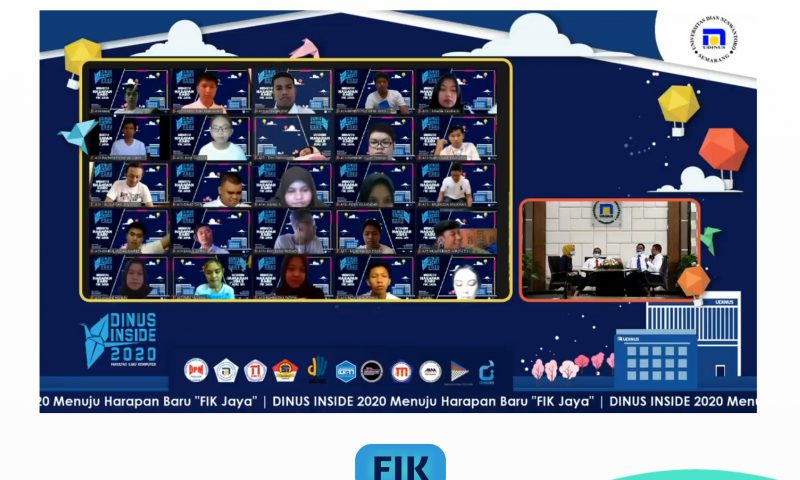 FIK TOREHKAN SEMANGAT UNTUK MAHASISWA BARU DI DINUS INSIDE 2020 DAY 2