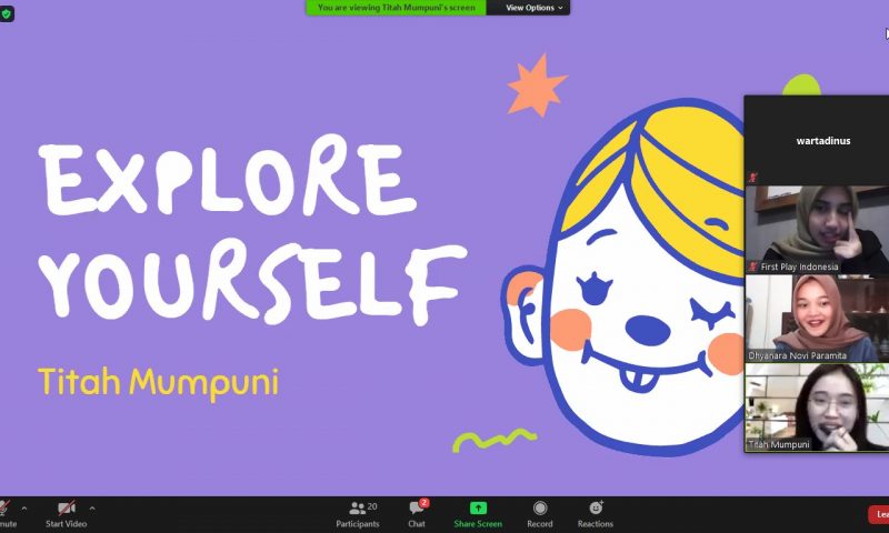 Menjadi Guest Speaker Workshop First Play, Titah Mengajak Peserta untuk Kenali Potensi Diri