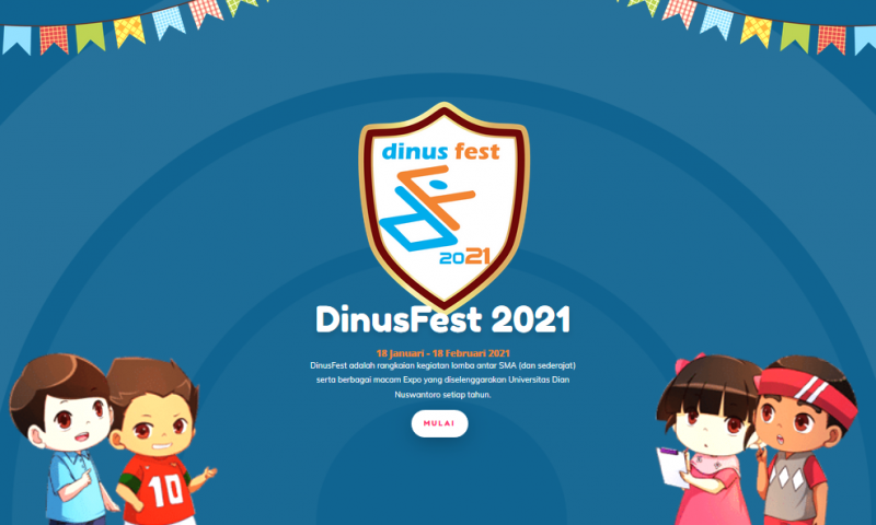 PANDEMI TAK MENJADI HALANGAN BAGI DINUS FEST 2021