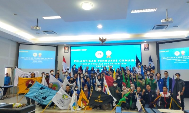 Rektor Udinus Resmi Lantik 72 Ketua Organisasi Mahasiswa