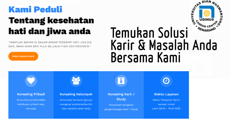 Jaga Kesehatan Mental Kita, Kenal Lebih Dekat Konseling Udinus Career Center (UCC)