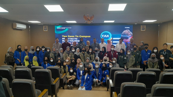 TAX GOES TO CAMPUS  “FROM TAX TO BUILD THE BRIGHT FUTURE INDONESIA”