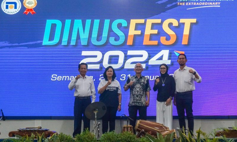 Sebagai Wadah Untuk Mengembangkan Kreativitas, DinusFest 2024 Resmi Dibuka