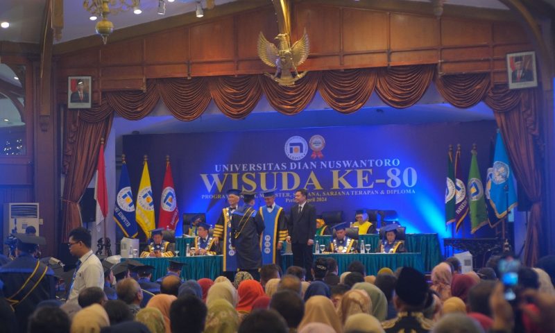 Wisuda Ke-80 Universitas Dian Nuswantoro, Pidato Rektor Udinus Menyoroti Tiga Hal Penting