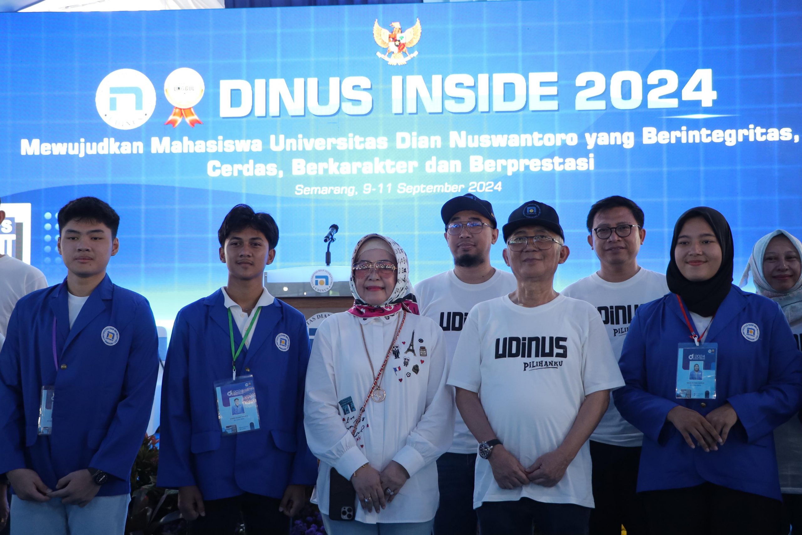 Pelantikan dan Pengenalan Mahasiswa Baru Universitas Dian Nuswantoro Melalui Dinus Inside 2024