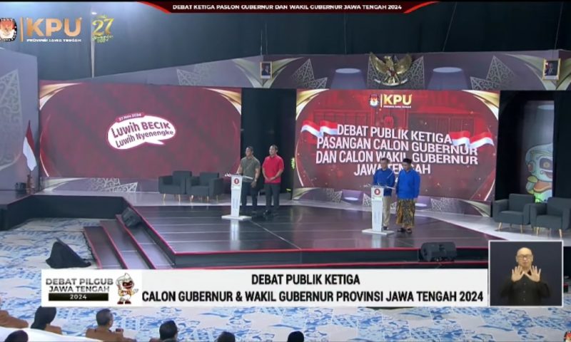 Debat Ketiga Pilkada Jawa Tengah Telah Usai, Saatnya Tentukan Pemimpin Pilihanmu!