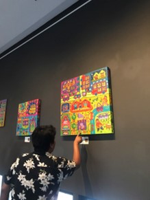 Akhirul Akbar Pelukis Muda Gelar Solo Exhibition di Artotel