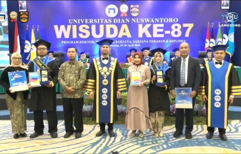 Wisuda ke-87 Hari Kedua, Udinus Lepas Wisudawan Siap Hadapi Era Digital