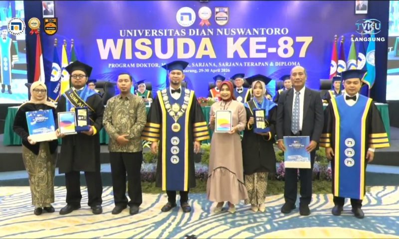 Wisuda ke-87 Hari Kedua, Udinus Lepas Wisudawan Siap Hadapi Era Digital